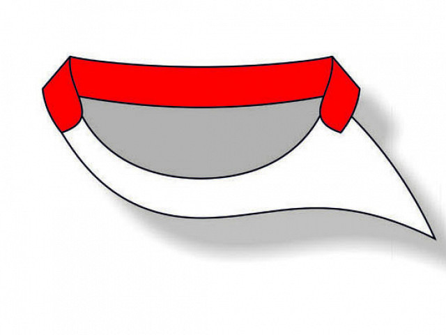 TEAR DROP COLLAR